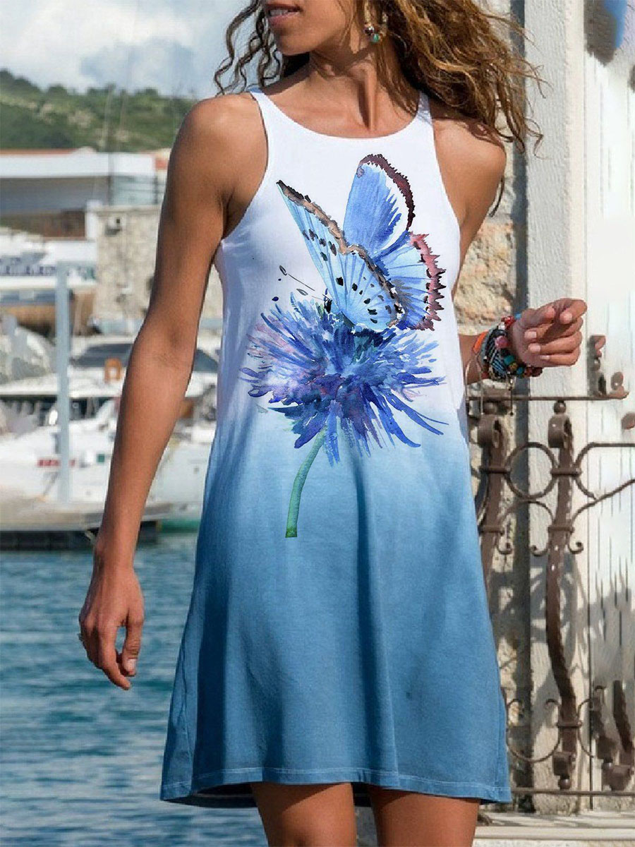 Regular Fit Floral Dresses