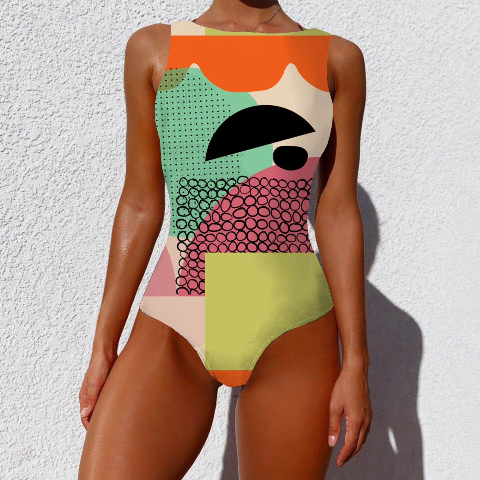 Abstract Figure Swimsuit