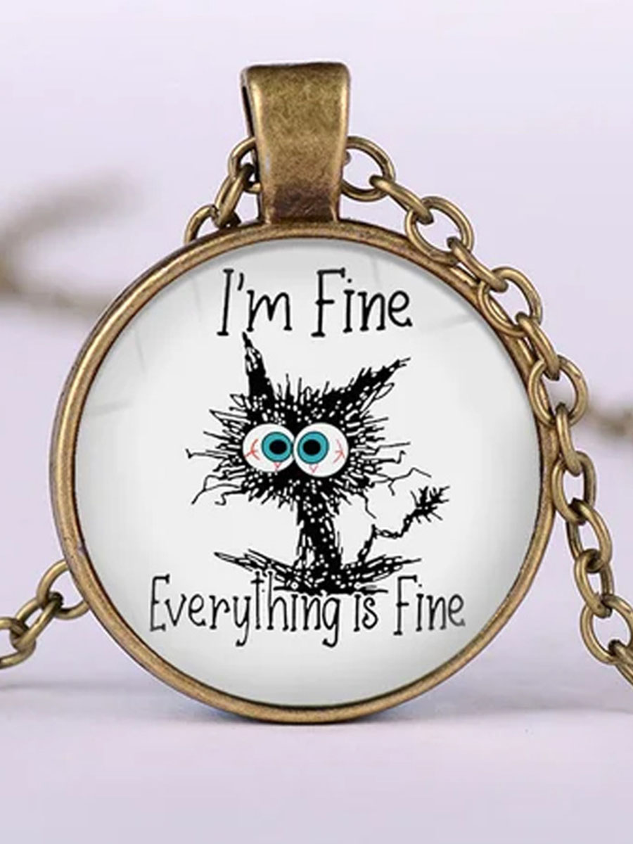 I'M FINA Graffiti Time Jewel Necklace
