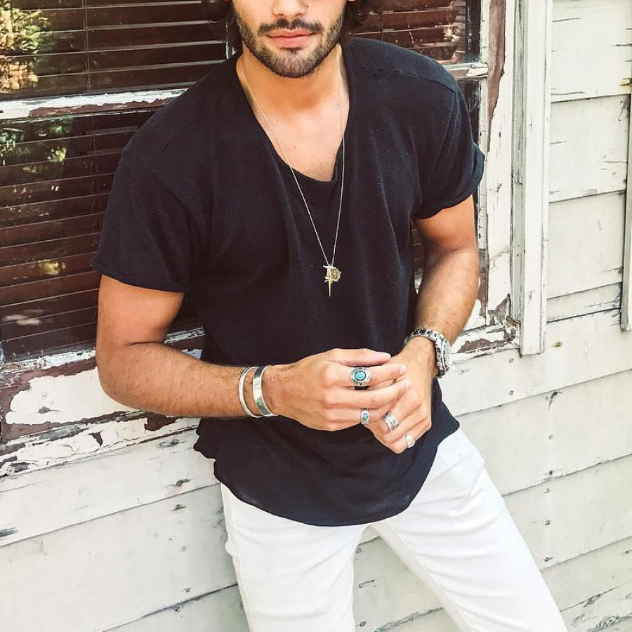 

Men's Pure Cooton Short Sleeve Casual Tee