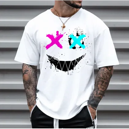 The-XO-Letters-Print-Black-T-Shirt-for-Men-Harajuku-Hip-Hop-T-Shirt ...