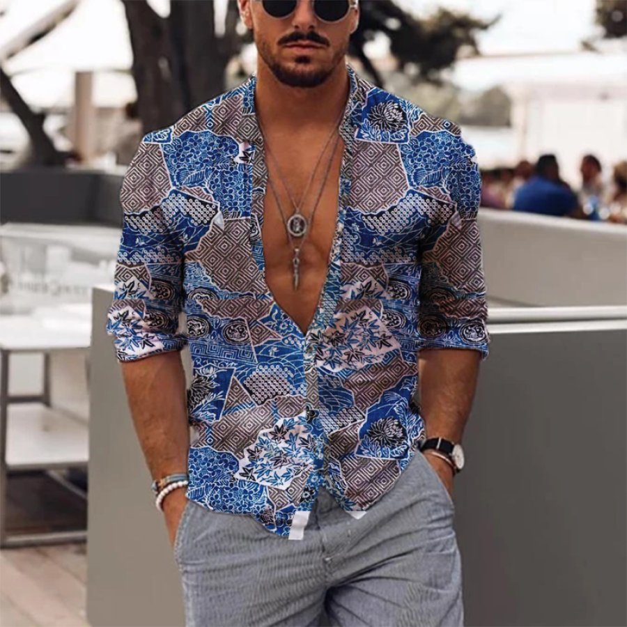 

Men's Fashion Beach Resort Style Shirt
