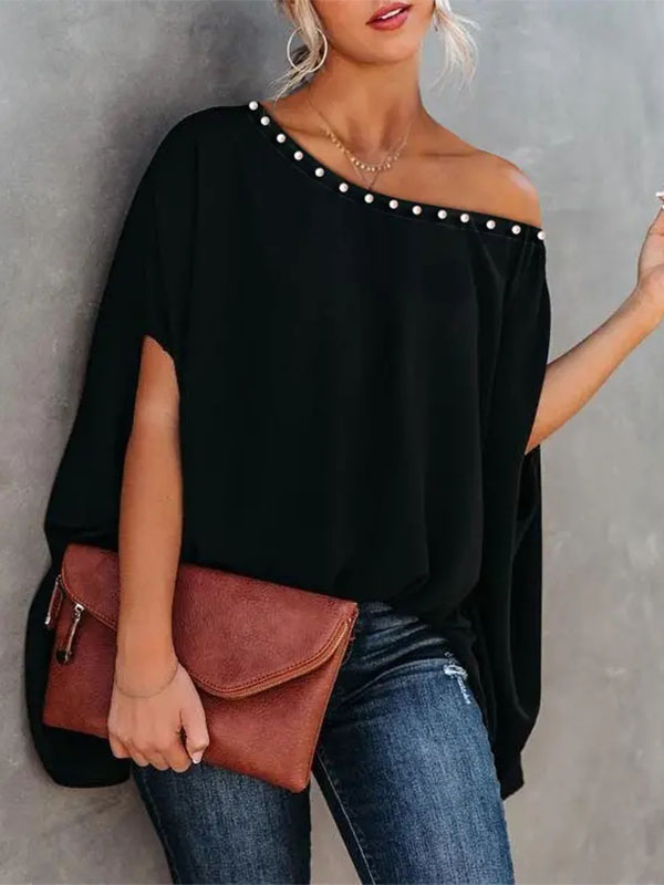 Ladies Elegant Fashion Off Shoulder Top