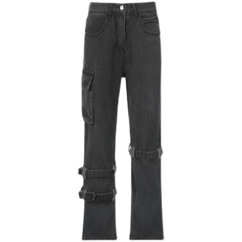 Women's Street Style Cargo Pants Jeans