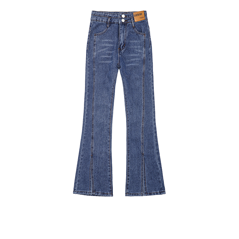Women's Dark Academy Retro Denim Casual Trousers