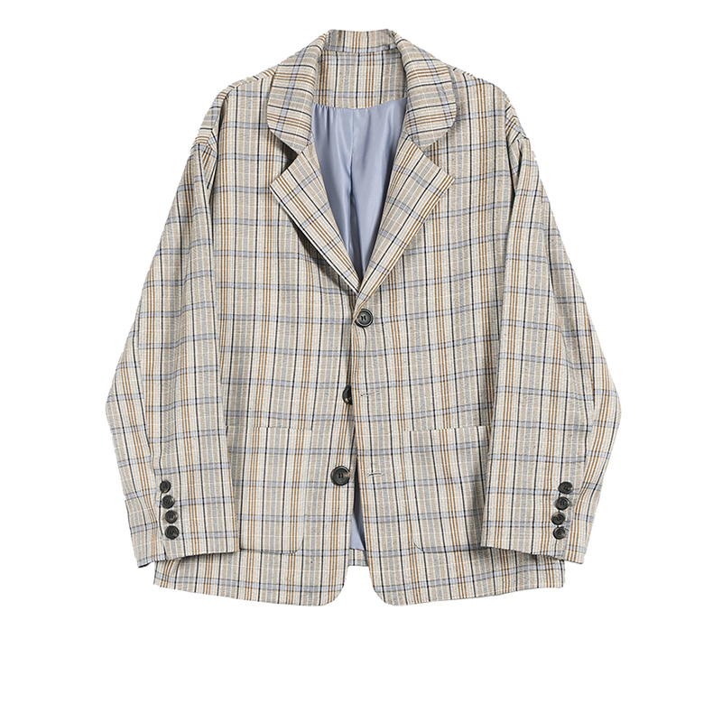 Women's Dark Academy Vintage Check Jacket