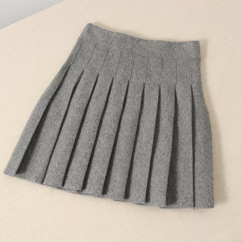 Women's Dark Academic British Style Pleated Skirt