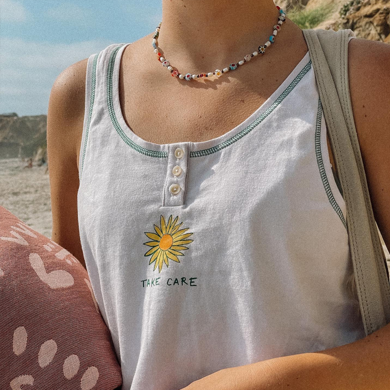 TAKE CARE Women Vintage Vest