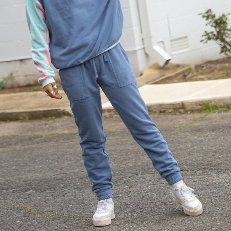 Women Solid Color Sweatpants