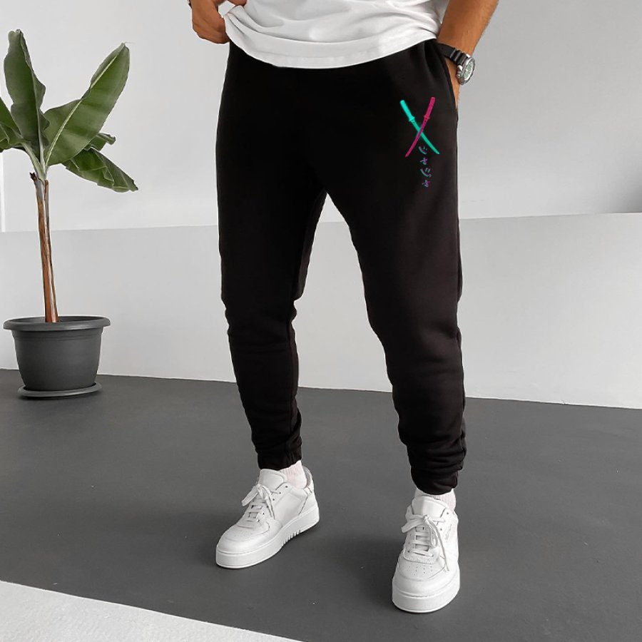 

Pantalon De Survêtement En Polaire Oakland à Imprimé Mode Pour Hommes