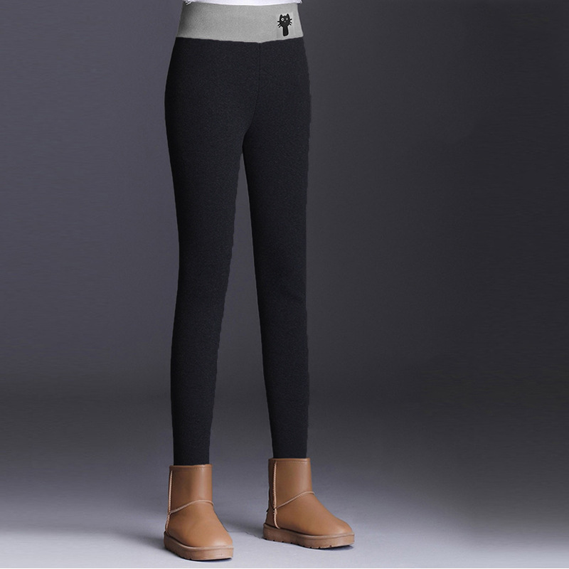 Casual Loose Solid Color Fleece Pants