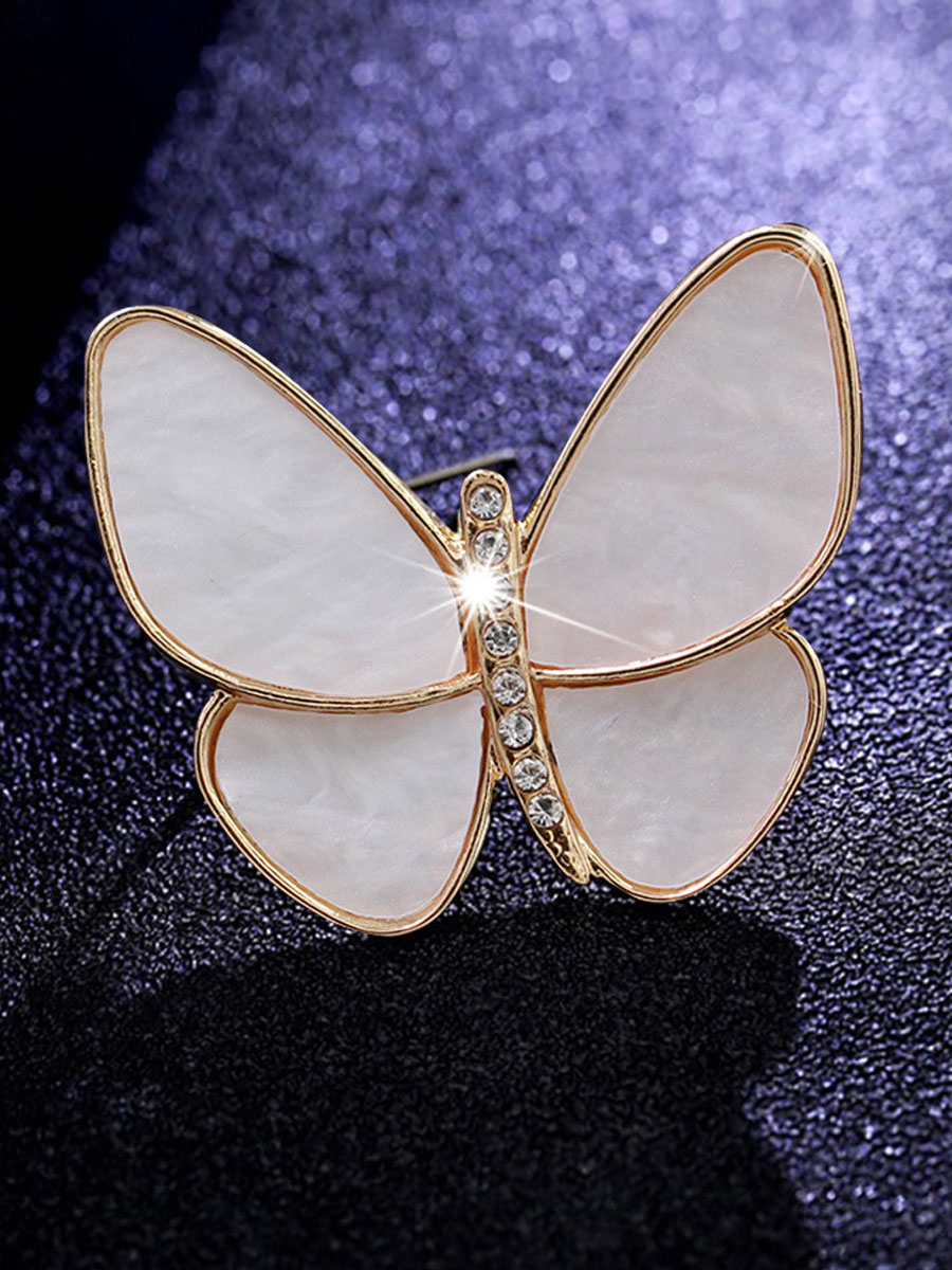 Exquisite Temperament Butterfly Corsage Pin Accessories Send Butterfly Earrings