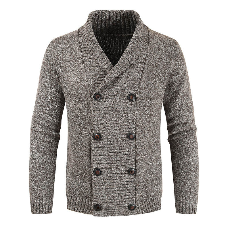 Men's Double Breasted Casual Chic Cardigan