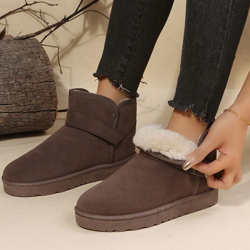 Non slip Warm Fleece Classic Short Snow Cotton Boots