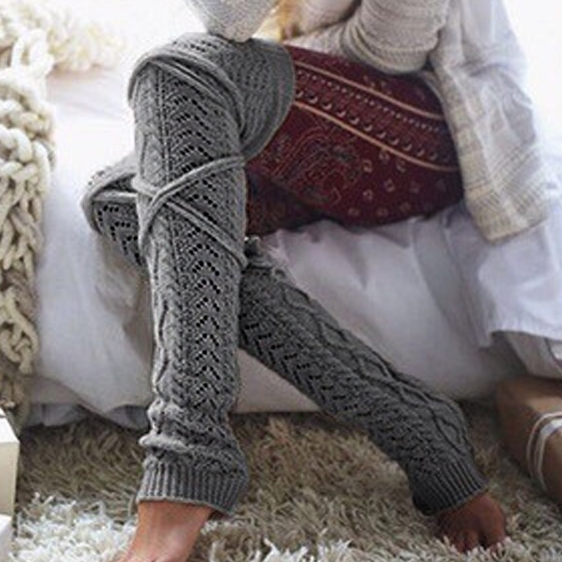 Casual Solid Color Warm Tall Boots Socks