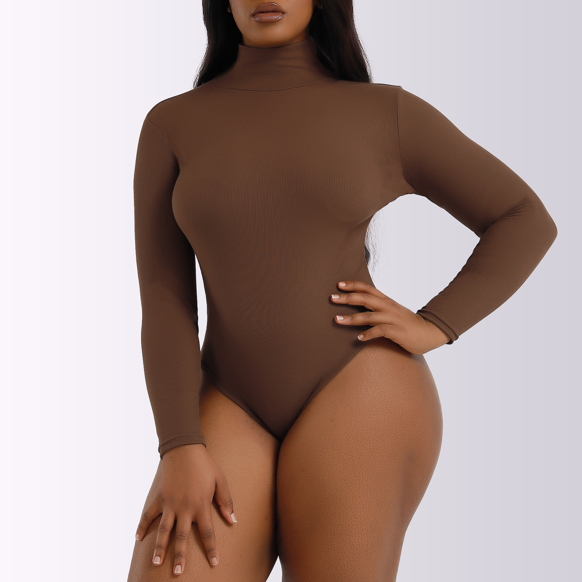 Women Basic Long Sleeve One Piece Tee