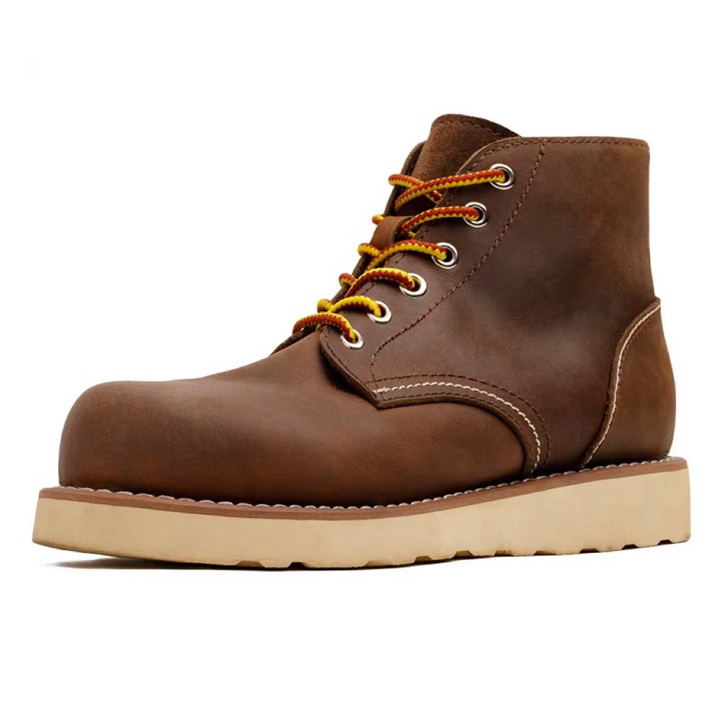 Contrast Smooth Leather Oxford Shoes