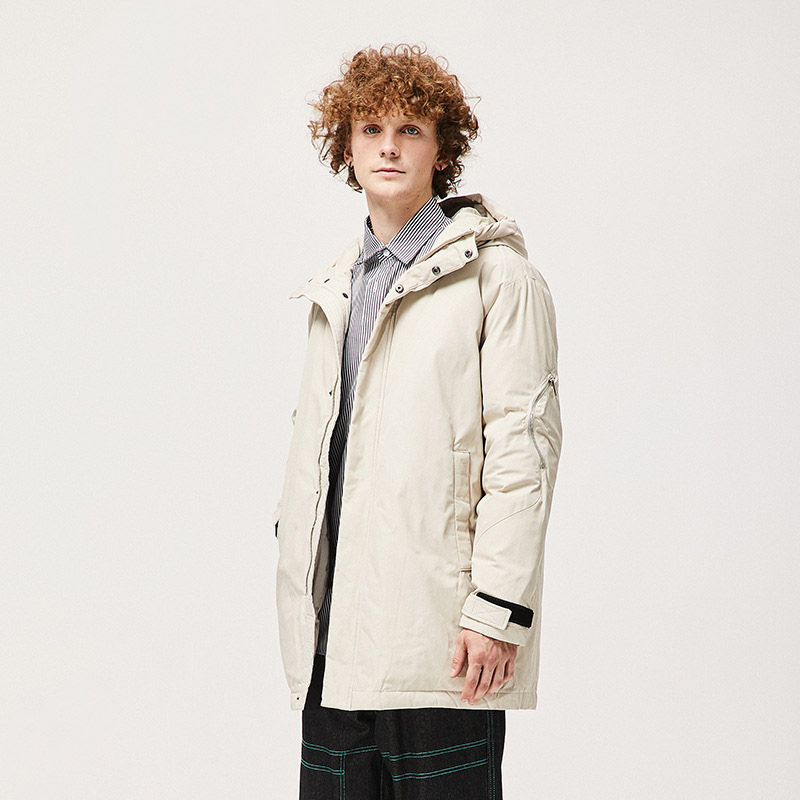 Mens Long Snow Down Thick Warm Jacket Coat