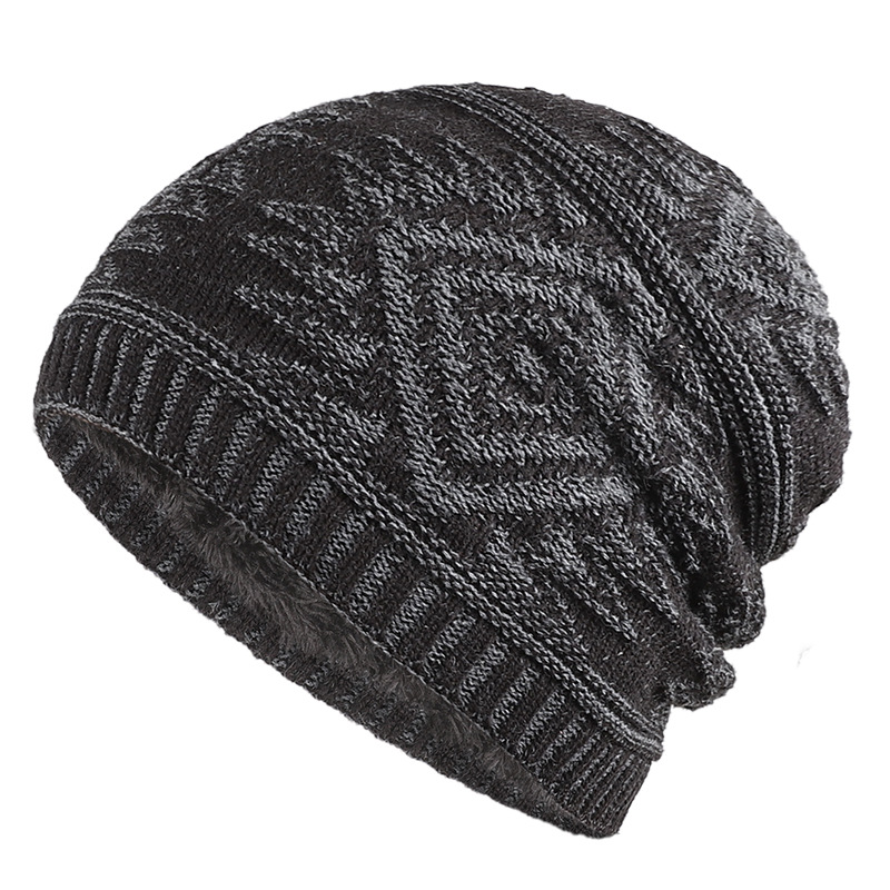 Men's Warm Ethnic Embroidery Knitted Hat
