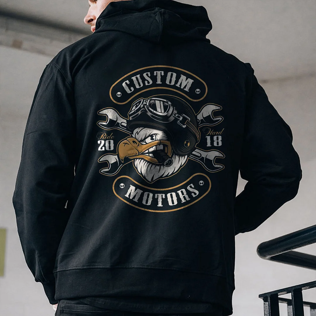 Men's Fashion Print Hoodie