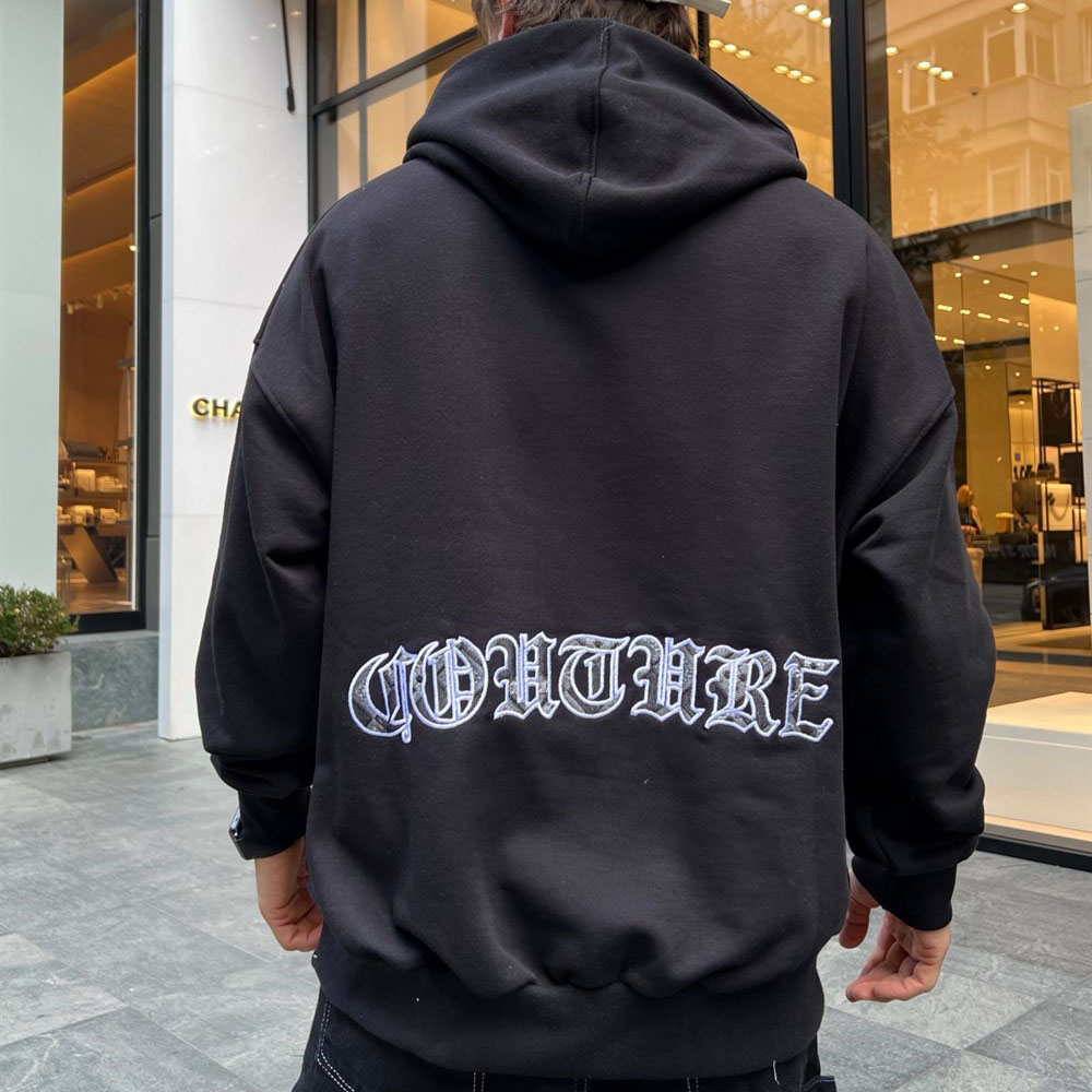 Men's Back Graphic Embroidered Casual Sweatshirt