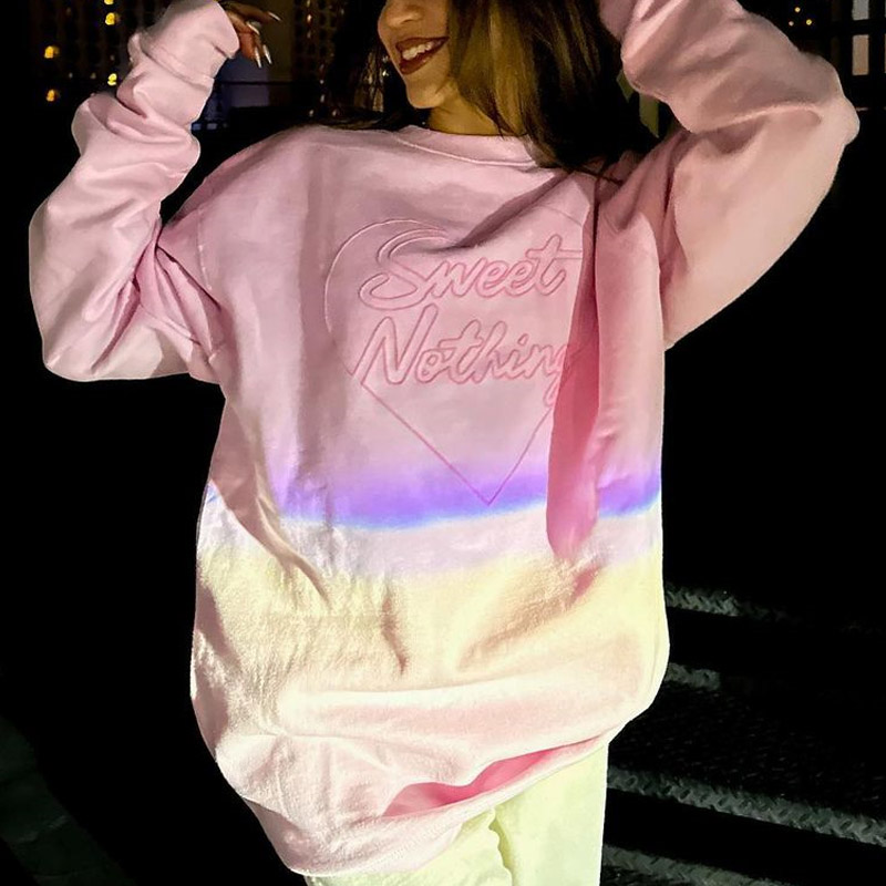 Sweet Nothing Women Casual Crew Sweatshirt
