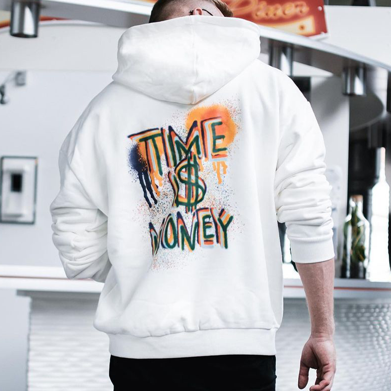 Oversized Back Print Men's Sweatshirt