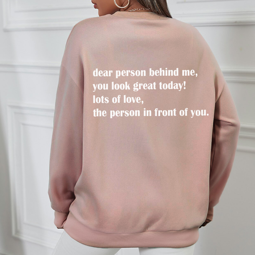 Ladies Casual Round Neck Sweater