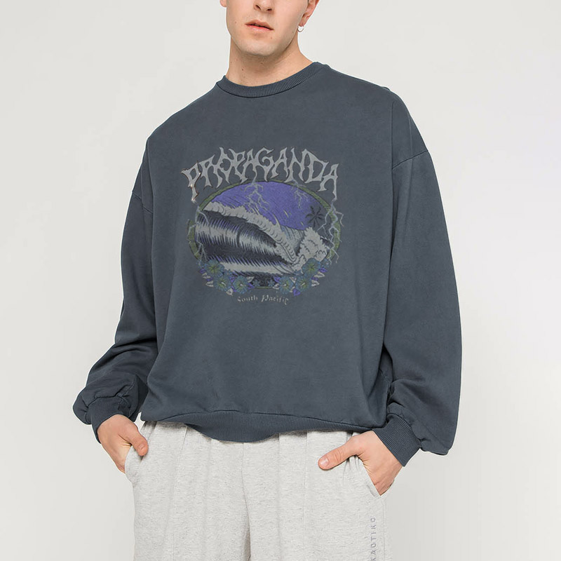 Unisex Vintage Graphic Crew Sweatshirt