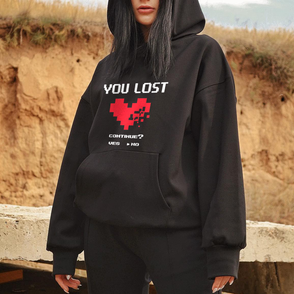 Women's Gaming Print Hoodie