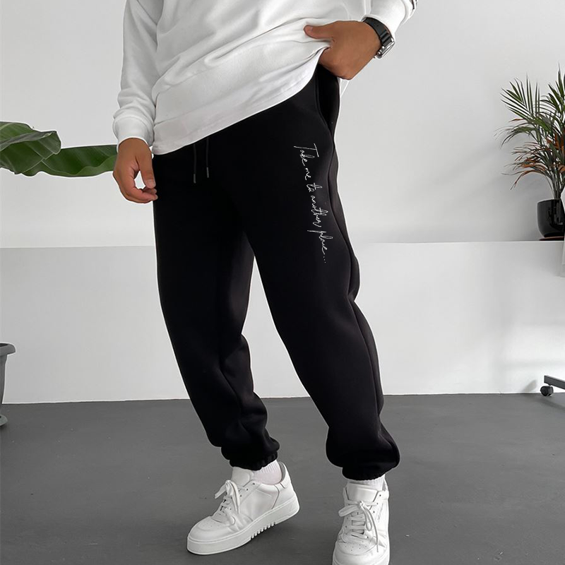 Men's Casual Flannel Printed Sweatpants