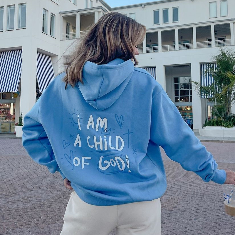 I AM A CHILD OF GOD Women Casual Hoodie