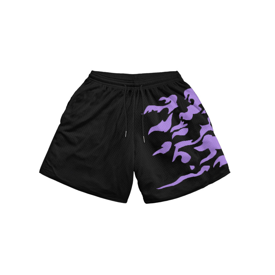 

Men's Casual Patchwork Printed Shorts