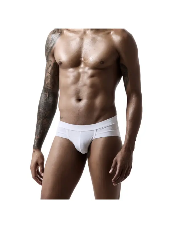 Men's Underwear U Convex Bag Modal Sexy Comfortable Briefs Large Low Waist Sweatpants - Ootdmw.com 