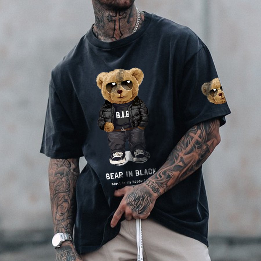 

Compton Bear Printing Oversized T-shirt