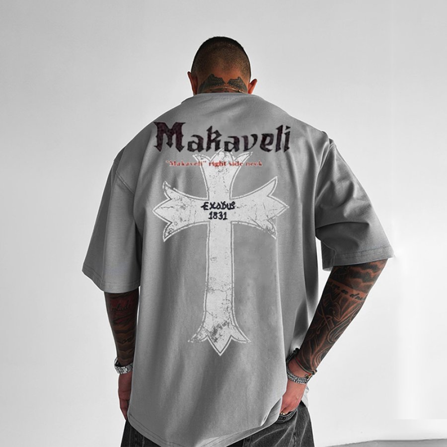 

Casual Oversized "Tupac Tattoo" T-Shirt