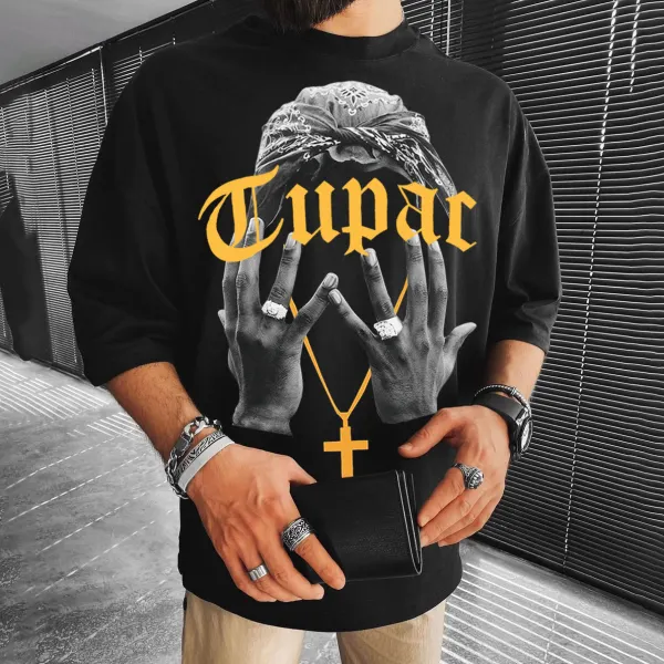 Übergroßes Thug Life T-Shirt - Faciway.com 