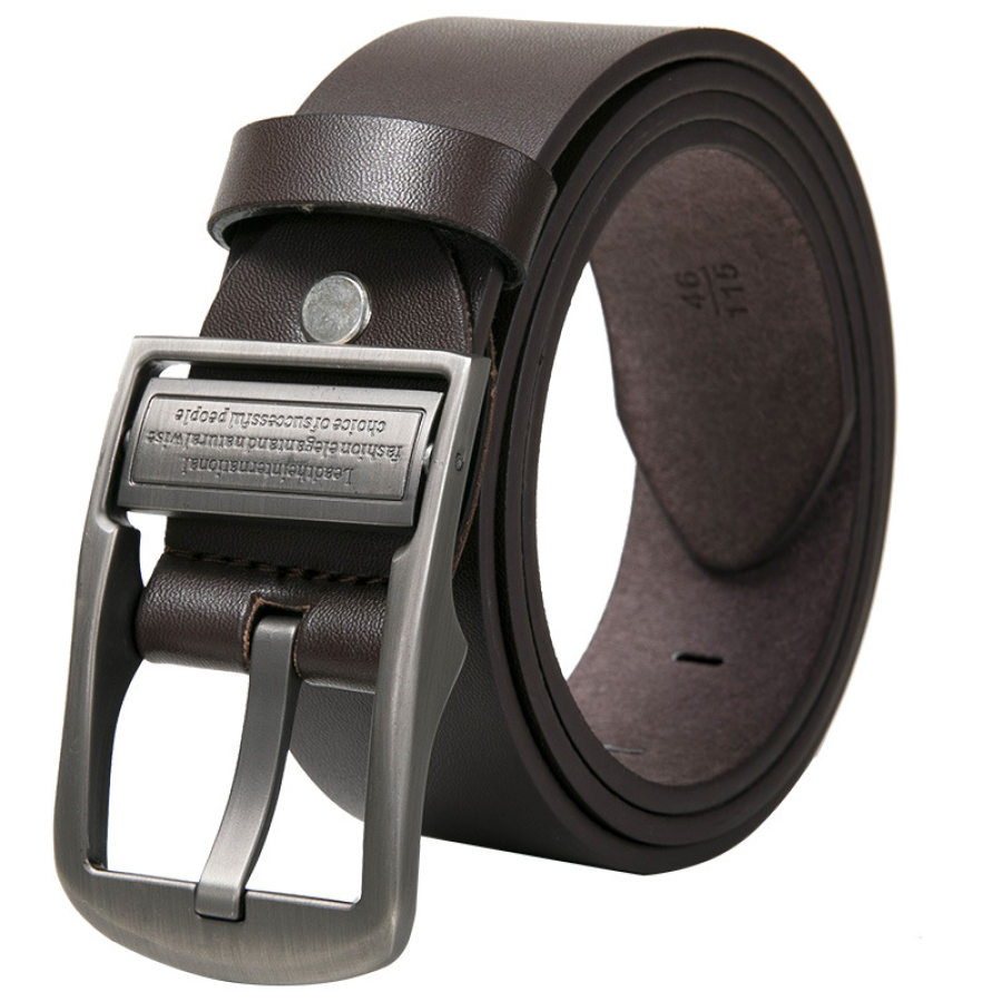 

Men's Casual Retro Pin Buckle PU Leather Belt