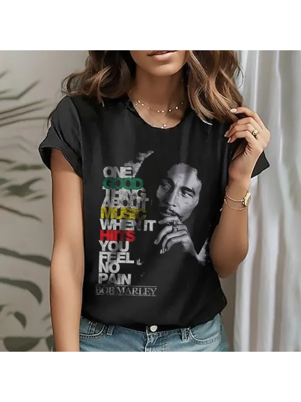 Unisex Bob Marley Quote T-Shirt - Shopyiyistories.com 