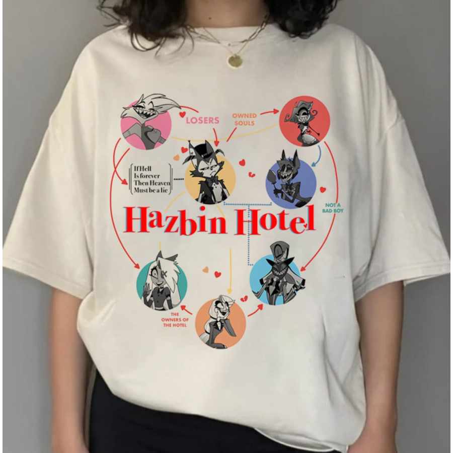 

Chemise Hazbin Hotel Falsettos T-shirt Alastor Vivziepop