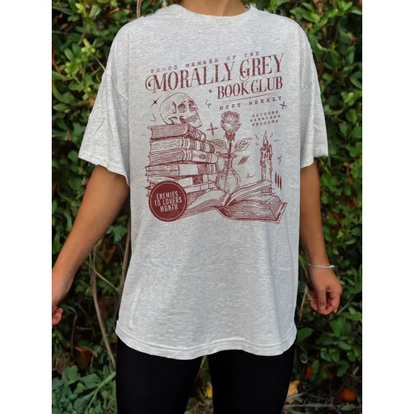 Morally Grey Book Club Shirt - Yiyistories.com 