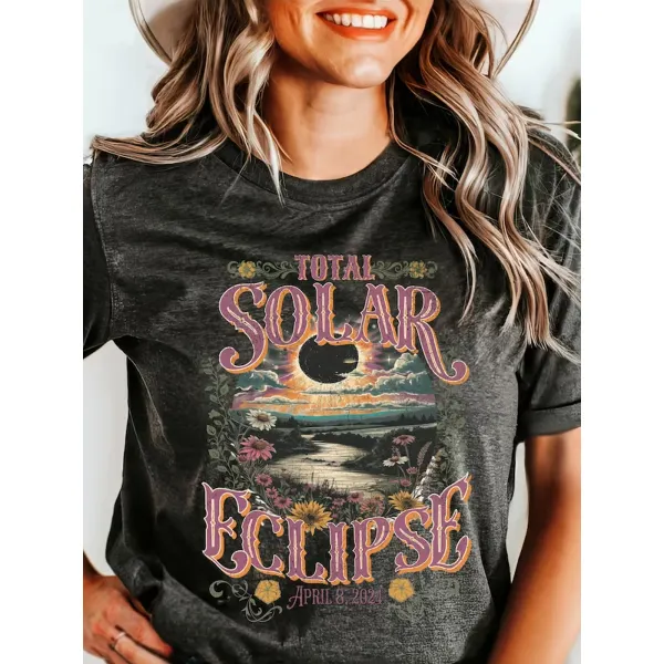 Total Solar Eclipse Shirt 2024 Solar Eclipse Tshirt - Yiyistories.com 