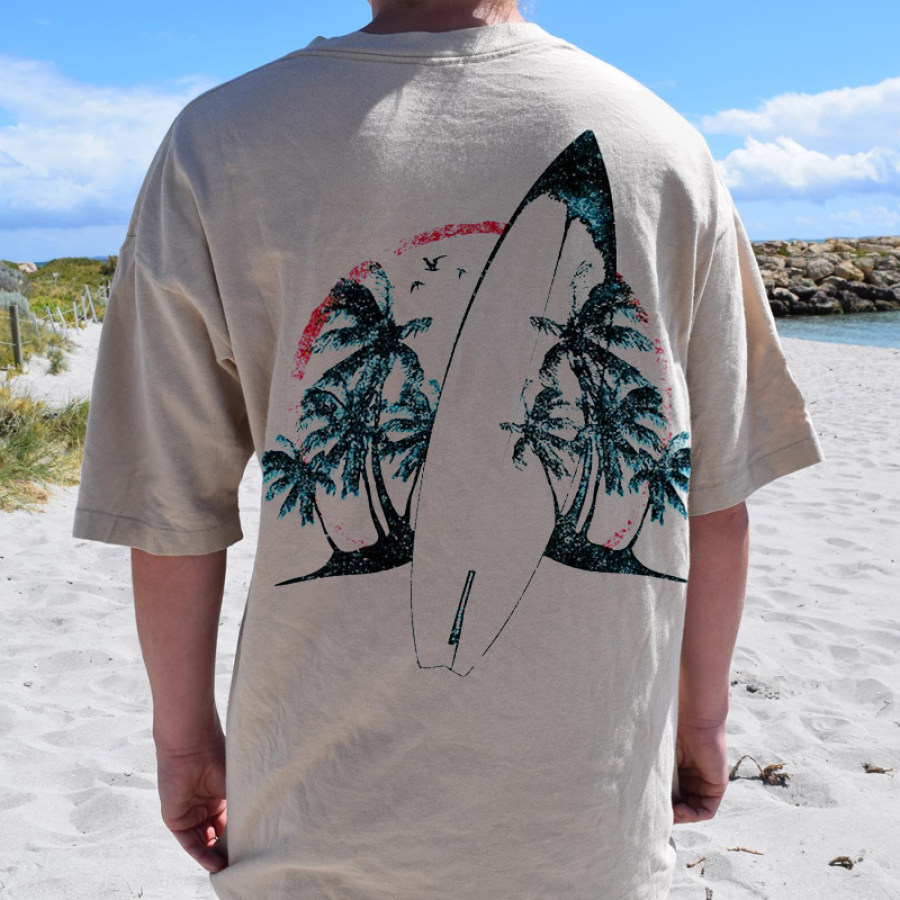 

Summer Surf Retro Casual Tee