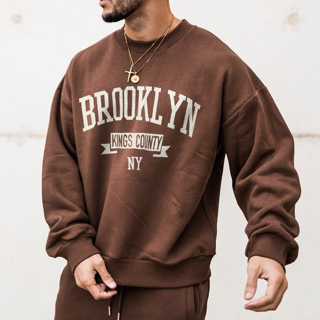 Brooklyn Fashion Men's Oversized Chic Sweatshirt
