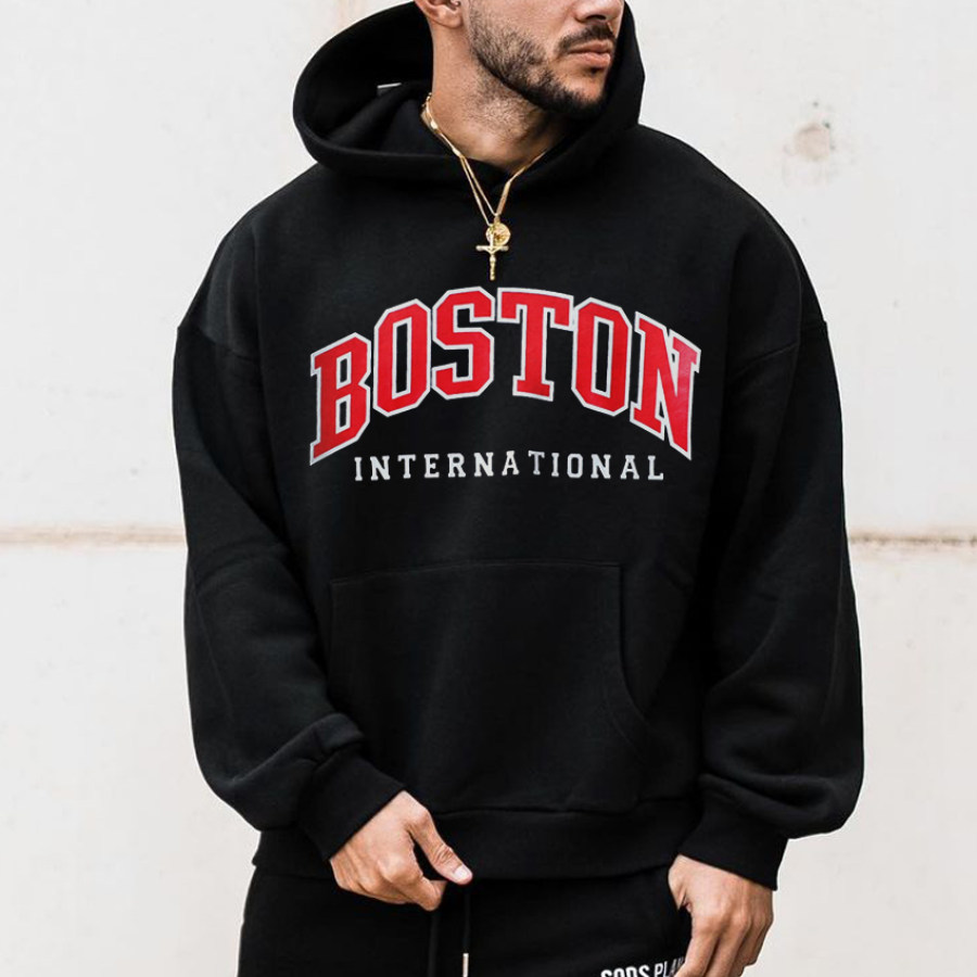 

Boston Fashion Sweat à Capuche Surdimensionné Pour Homme