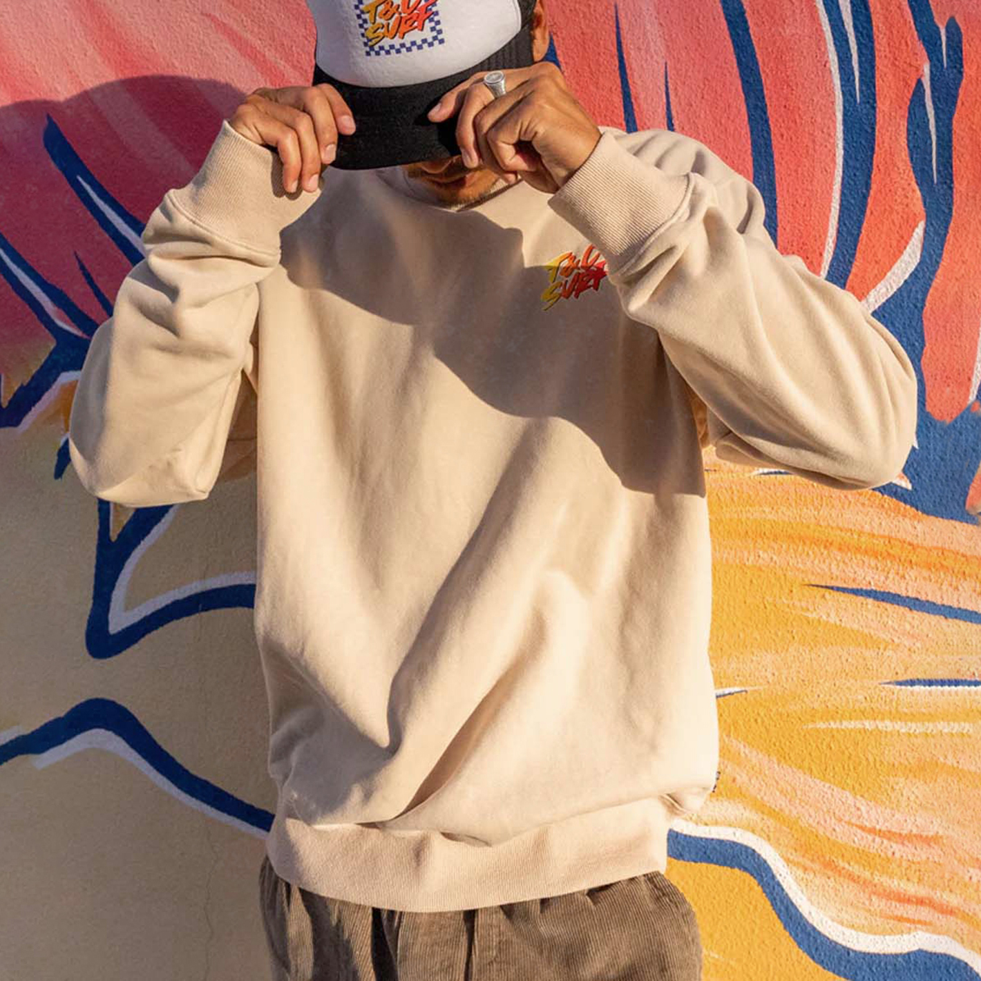 Men's Vintage Print Sweatshirt