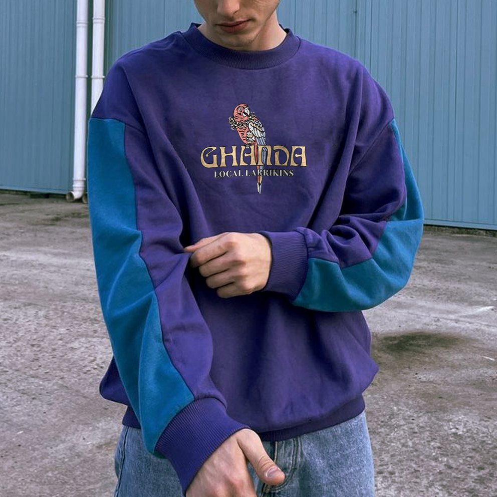 Men's Vintage Print Sweatshirt