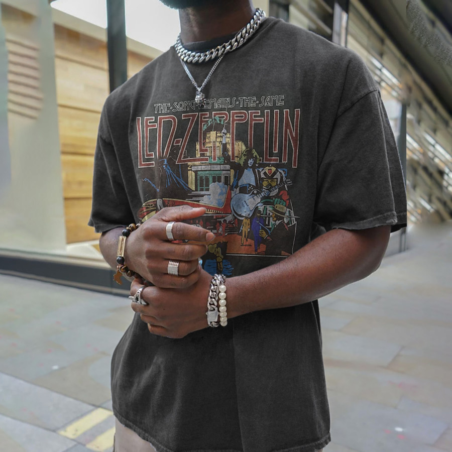 

Oversize Casual Retro Print T-Shirt