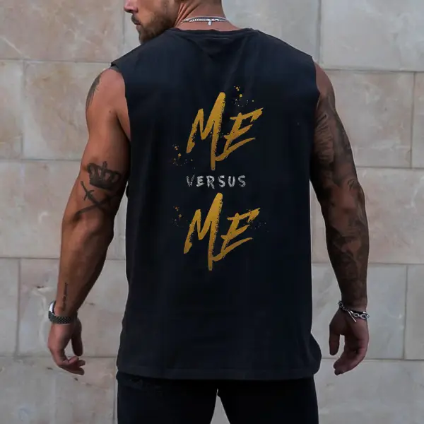 T-shirt Senza Maniche Con Stampa Me Versus Me - Paleonice.com 