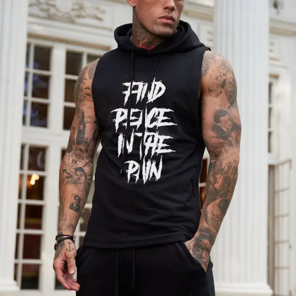 Find Peace In The Pain Sports Sleeveless T-Shirt - Paleonice.com 